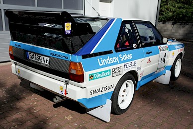 Dekorbeklebung Audi Sport Quattro Lindsay Saker Design