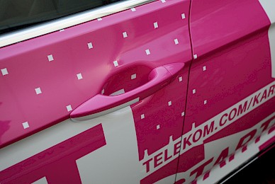 Fahrzeugbeschriftung Vw Passat Gte Telekom Karriere 