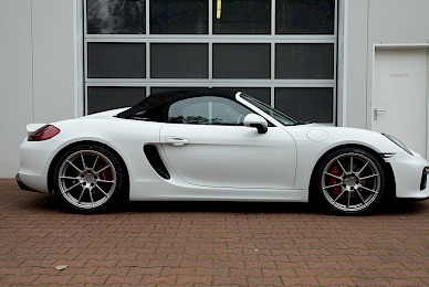 Dekorbeklebung Boxster Spyder Mit Porsche Motorsport Dekor
