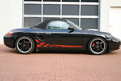Dekorbeklebung Porsche Boxster S Mit Gt3 Rs Kotfluegel Und Turdekor