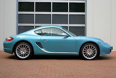 Dekorbeklebung Porsche Cayman S Mit Porsche Design Streifen