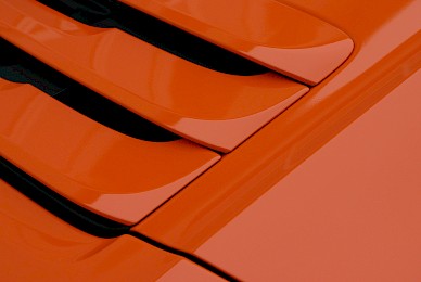 Vollverklebung Porsche 911 Carrera Coupe Von Schwarz In Orange Glanzend