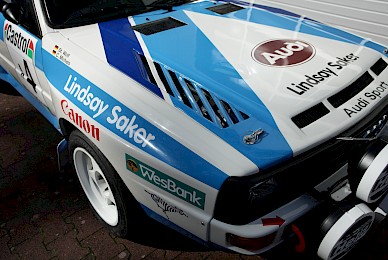 Dekorbeklebung Audi Sport Quattro Lindsay Saker Design