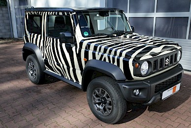 Dekorbeklebung Suzuki Jimny Im Daktari Style