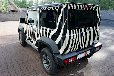 Dekorbeklebung Suzuki Jimny Im Daktari Style