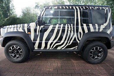 Dekorbeklebung Suzuki Jimny Im Daktari Style
