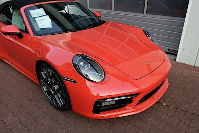 Steinschlagschutz Porsche 911 Carrera 4s Cabrio Rot
