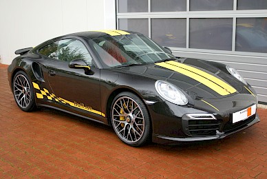 Dekorbeklebung Porsche 911 Turbo S Mit Rs Turdekor Und Classic Streifen
