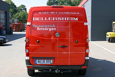 Fahrzeugvollverklebung Mercedes Sprinter Bellersheim Mit Digitaldrucken