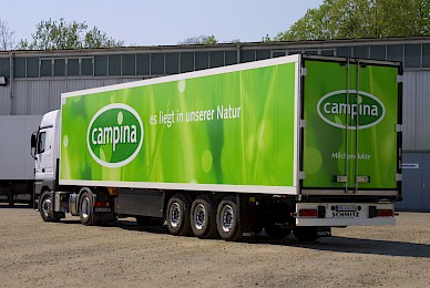 Lkw Auflieger Vollverklebung Mitdigitaldrucken