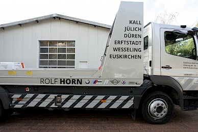 Lkw Beschriftung Autotransporter Rolf Horn