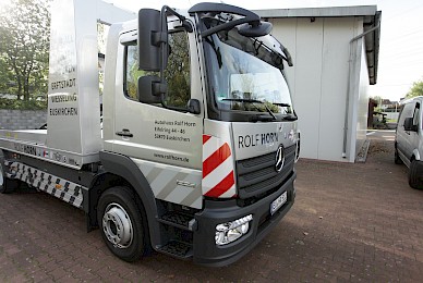 Lkw Beschriftung Autotransporter Rolf Horn