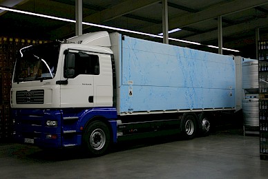 Lkw Zug Vollverklebung Mit Digitaldrucken