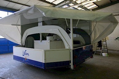 Schankwagen Beschriftung Sion Koelsch