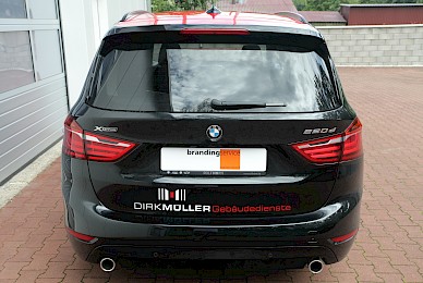 Fahrzeugbeschriftung Bmw 2er Dirk Muller Gebaeudedienste