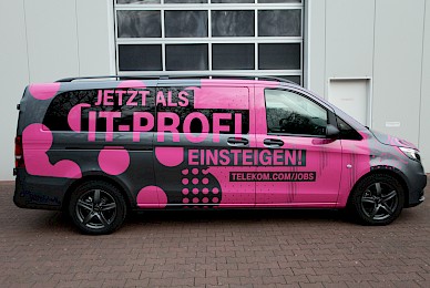 Fahrzeugbeschriftung Mercedes Vito Telekom It Profi