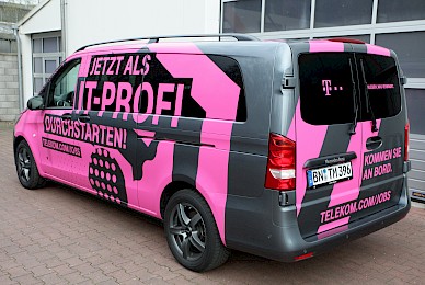 Fahrzeugbeschriftung Mercedes Vito Telekom It Profi