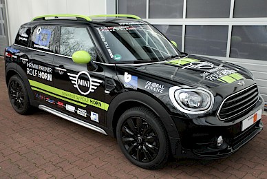Fahrzeugbeschriftung Mini Countryman Rsv Dueren Begleitfahrzeug