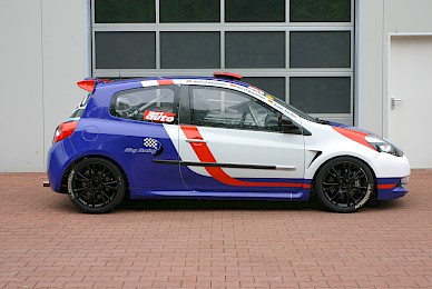 Fahrzeugbeschriftung Renault Clio Cup Rennwagen