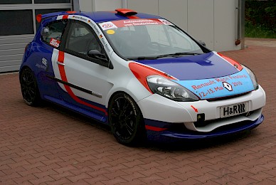 Fahrzeugbeschriftung Renault Clio Cup Rennwagen