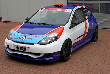 Fahrzeugbeschriftung Renault Clio Cup Rennwagen