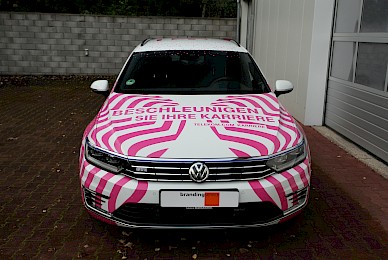 Fahrzeugbeschriftung Vw Passat Gte Telekom Karriere