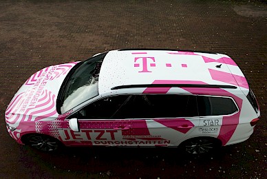 Fahrzeugbeschriftung Vw Passat Gte Telekom Karriere