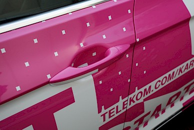 Fahrzeugbeschriftung Vw Passat Gte Telekom Karriere