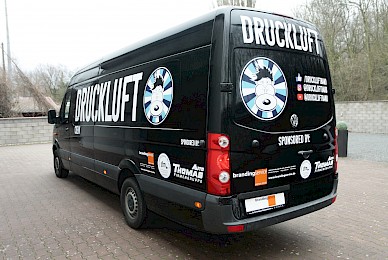 Beschriftung Crafter Druckluft Band