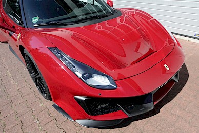 Steinschlagschutzbeklebung Ferrari 488 Pista Kompletter Vorderwagen