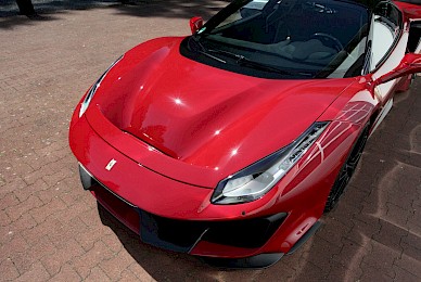 Steinschlagschutzbeklebung Ferrari 488 Pista Kompletter Vorderwagen