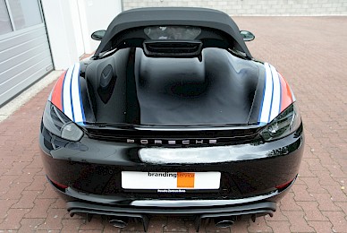Porsche Boxster 718 Spyder Im Martini Design Und Steinschlagschutz Vvorderwagen