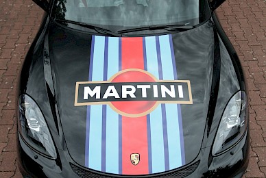 Porsche Boxster 718 Spyder Im Martini Design Und Steinschlagschutz Vvorderwagen