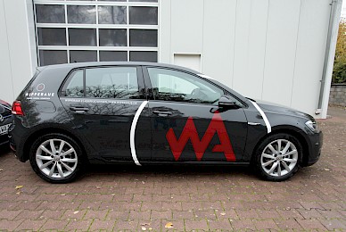 Fahrzeugbeschriftung Golf 7 Wipperaue