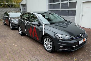 Fahrzeugbeschriftung Golf 7 Wipperaue