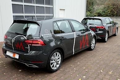 Fahrzeugbeschriftung Golf 7 Wipperaue
