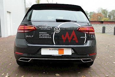 Fahrzeugbeschriftung Golf 7 Wipperaue