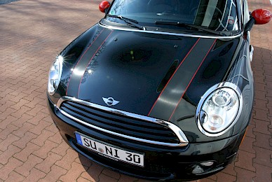 Teilbeklebung Mini Cooper Dach Und Bonnet Stripes
