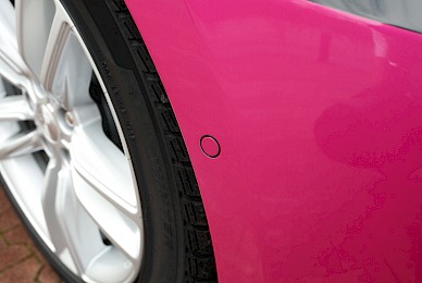 Fahrzeugbeschriftung Tesla Model S Telekom