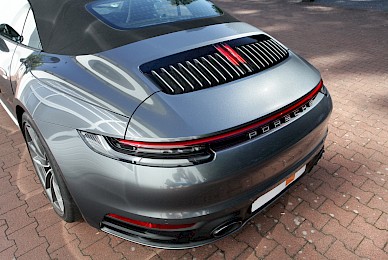 Vollverklebung Porsche 911 Carrera Cabrio Vonsilber In Anthrazit Metallic