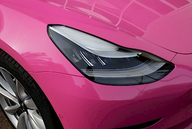 Vollverklebung Tesla Model 3 Telekom E Cannonball