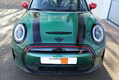 Mini Cooper Se Dach Spiegel Und Bonnet Stripes