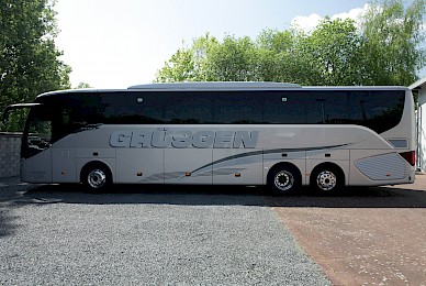 Beschriftung Reisebus
