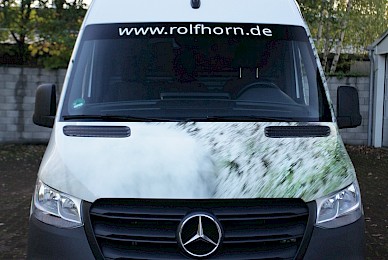 Werbebeschriftung Sprinter Mit Digitaldrucken