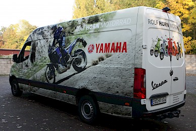 Werbebeschriftung Sprinter Mit Digitaldrucken