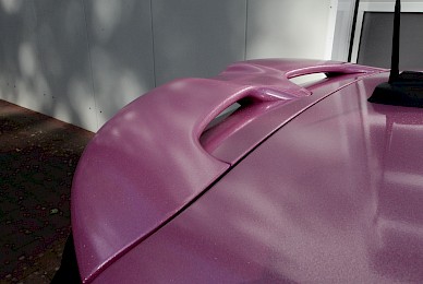 Mini Jcw Vollverklebung Rosa Glitzer