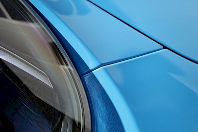 Vollverklebung Porsch 911 Carrera Gts Von Schwarz In Fjordblau