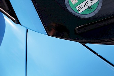 Vollverklebung Porsch 911 Carrera Gts Von Schwarz In Fjordblau