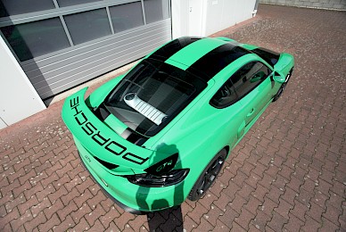 Dekorbeklebung Porsche 718cayman Gt4 Mit Rs Dekor