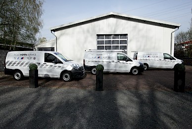 Beschriftung Rolf Horn Service Flotte